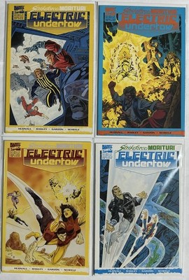 Strikeforce Morituri Electric Undertow #1 2 3 4 VF Avg (No #5) 1989 Marvel Comic