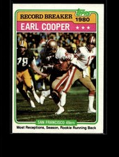 1981 Topps #331 Earl Cooper RB San Francisco 49ers FOOTBALL
