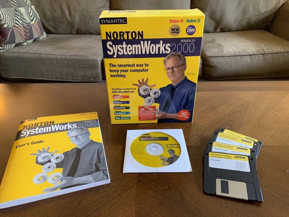Symantec Norton SystemWorks 2000 3.0 for Wibdows 95/98/2000 & recovery discs - Image 2 of 4