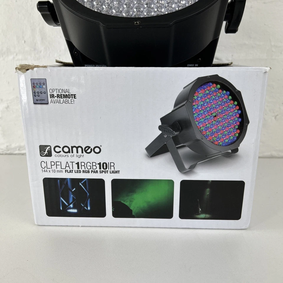 Cameo CLPFLAT1RGB10IR LED PAR Light | Stage & DJ Lighting Rig | PAT Tested #234 - Image 2 of 4
