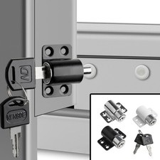 Sliding Sash Door Lock Key Baby Child Safety Protection Antitheft Security/ Set