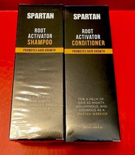 SPARTAN Root Activator Shampoo Conditioner Set 6.8oz Each NEW Pack of 2