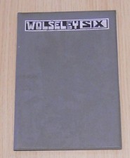 WOLSELEY SIX 1st Ed. Original Owners Car Handbook Dec 1971 #AKD 7872