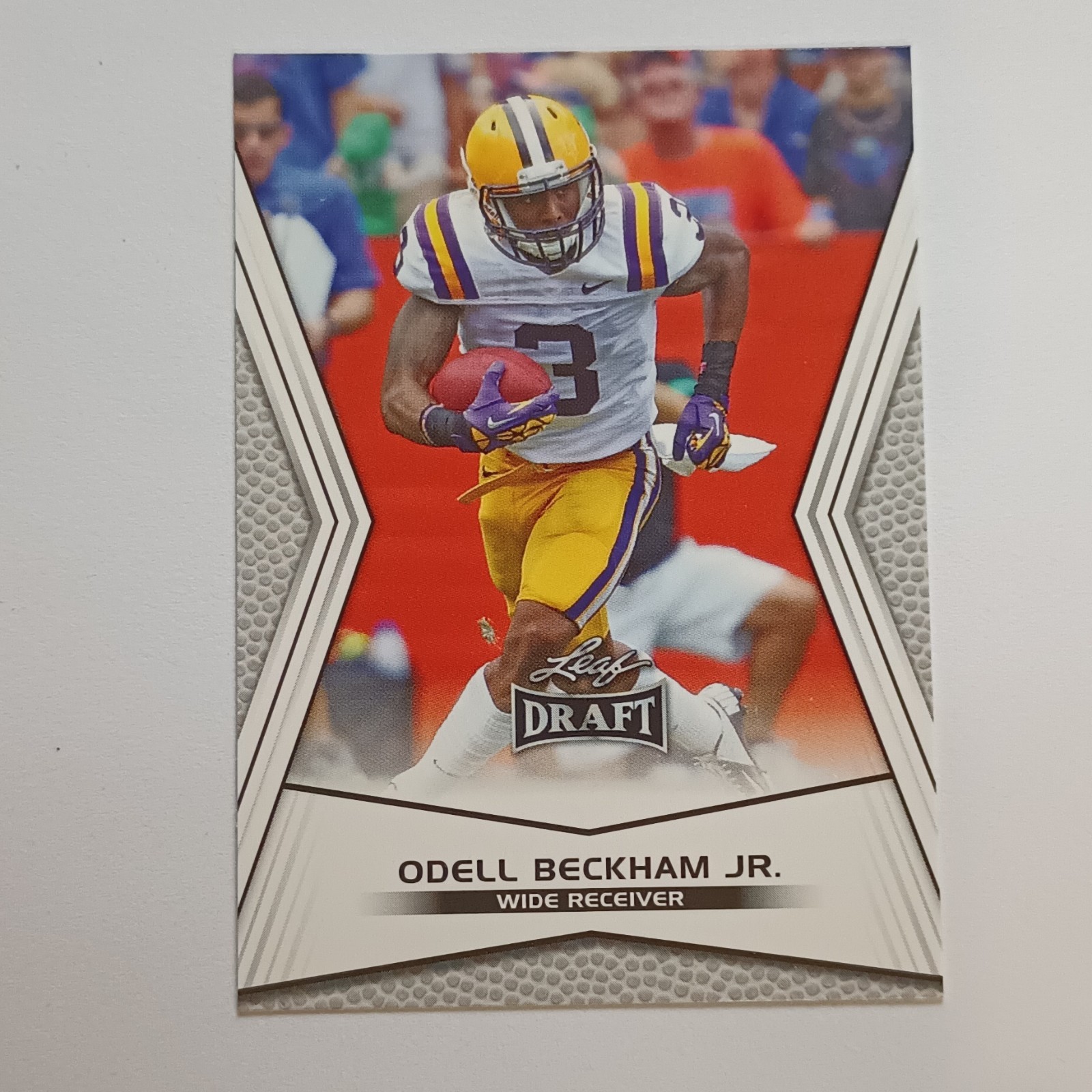2014 Leaf Draft Odell Beckham Jr. #44 Rookie Card LSU Tigers/New York Giants