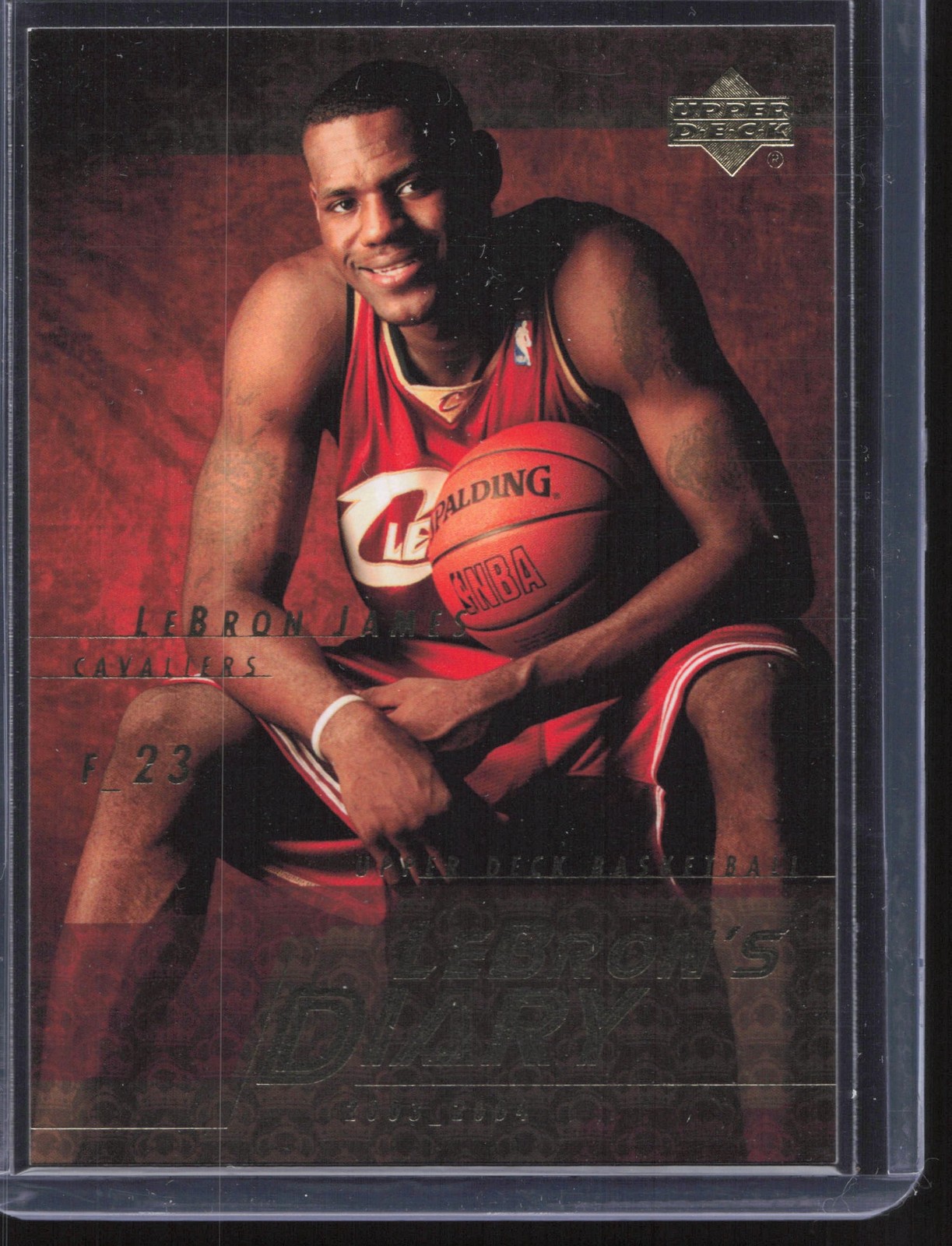 2003-04 Upper Deck #LJ11 LeBron James LeBron's Diary