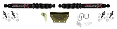Skyjacker 8299 Dual Steering Stabilizer Kit - Black With Black Boots For Ford