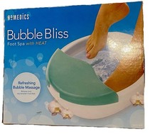 NO - HOMEDICS CP-FB30 BUBBLE BLISS FOOT SPA MASSAGE WITH HEAT OPEN BOX