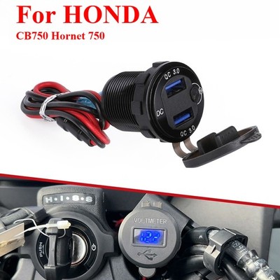 For HONDA CB750 Hornet 750 2023-2025 Quick Charger USB Outlet