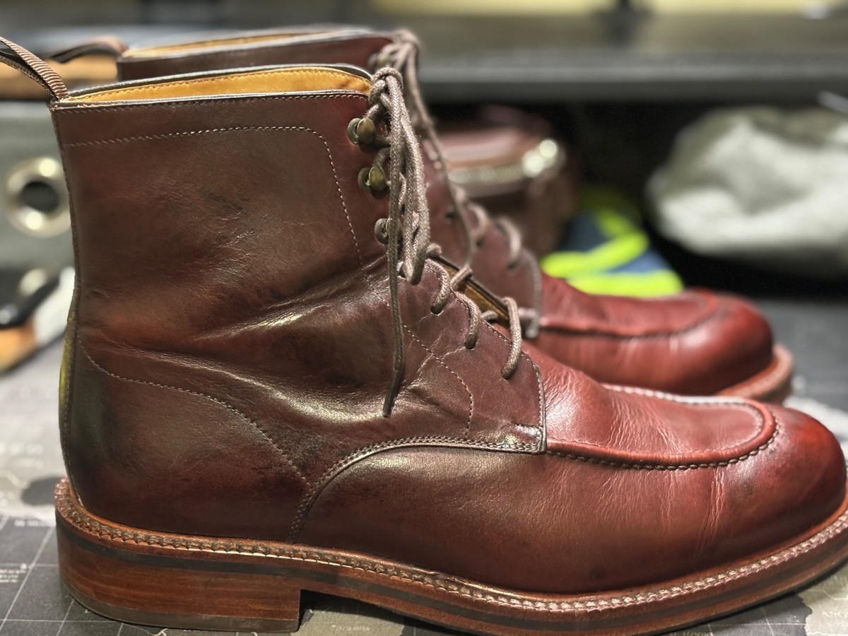 Beckett Simonon Black Leather Gallagher Boots. Handcrafted With Italian leather Beckett Simonon Dowler Boots in Gruppo Mastrotto Black Full  main image 4