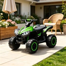 Green 12V Electric Kids ATV 4 Wheeler Ride On Dual Motors High Low Speed