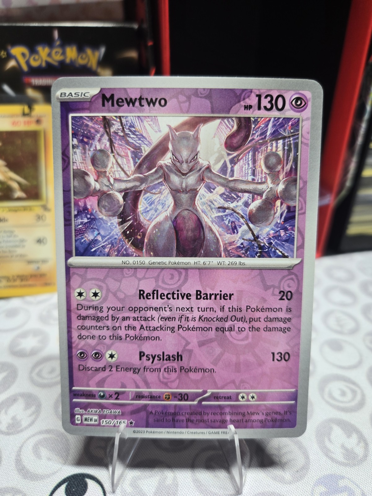 Pokemon TCG - Scarlet & Violet 151 - Mewtwo 150/165 Reverse Holo - NM