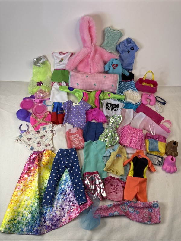 Lot Vintage & Modern Barbie Doll Clothes Shoes Purses  Accessories