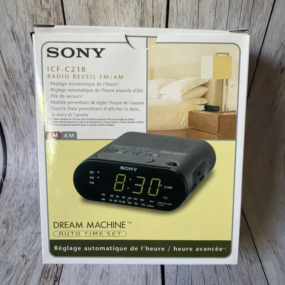 Sony Dream Machine Clock Radio - Black (ICFC218) for sale online