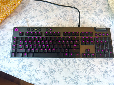 Logitech G810Orion 100% Spectrum Wired USB RGB Keyboard Black