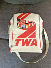 TWA SAC DE VOYAGE PUBLICITAIRE