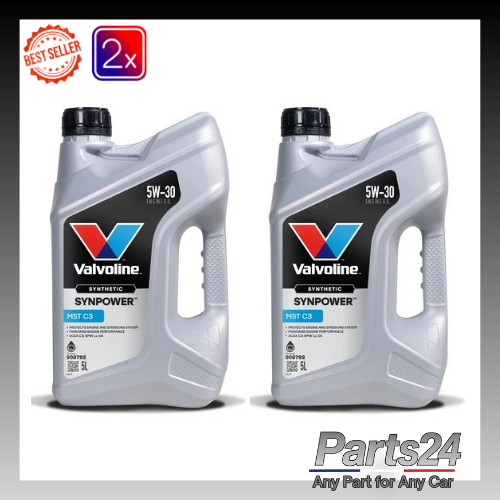 2x Synpower Mst C3 5w30 5l 908792 Valvoline 5W30 ACEAC2 ACEAC3 APISNCF BMWLL04
