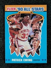 1990 Fleer Basketball PATRICK EWING Base '90 All-Stars New York Knicks #12