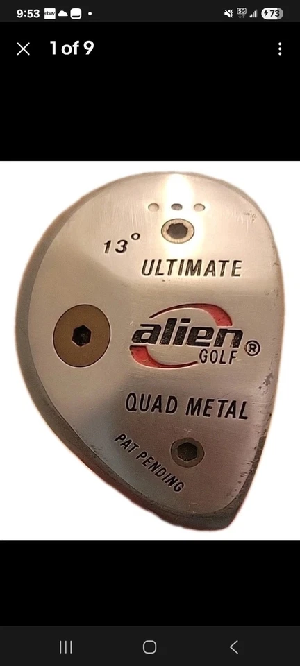 2-Alien Ultimate Quad Metal 17° & 13°Loft Drivers Right Handed Alien steel Shaft - Image 2 of 4