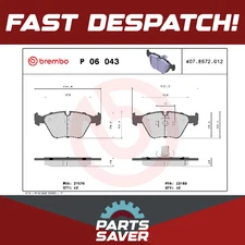 Brake Pads Set fits WIESMANN MF3 3.0 Front 2003 on M54306S3 Brembo Quality New