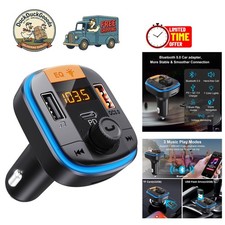Cigarette Lighter Bluetooth FM Transmitter - Clear Calls, Music  Charging