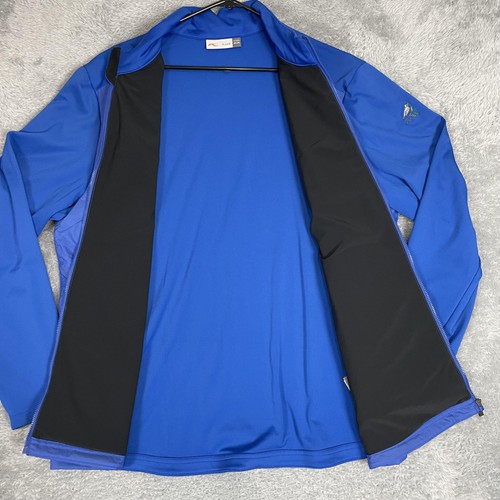 KJUS Jacket Mens 2XL* Blue Retention Insulated Quilted Full Zip Golf Performance - Picture 5 of 11