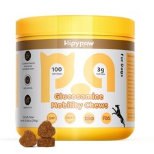 Hip  Joint Supplement for Dogs - Dog Chondroitin Chewable Tablets for Hips a...