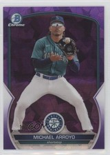 2023 Bowman Chrome Sapphire Edition Prospects Purple 10/25 Michael Arroyo 16i3
