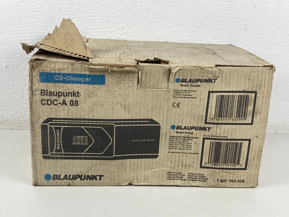 Cambiador de discos compacto Blaupunkt CDC A08 10 velocidades caja de CD NUEVO hecho en Portugal Foto 2 de 4