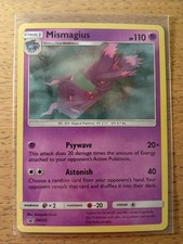 Mismagius Holo Black Star Promo Pokemon Card - SM 222