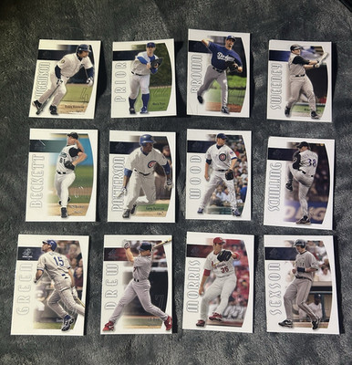 Upper Deck SP Authentic 2001 Baseball Card Lot 12 Prior Beckett Brown
