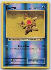 Carta Pokemon Staryu REVERSE HOLO XY - Evoluzioni 30/108