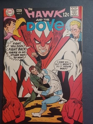 Hawk and Dove #2 - Steve Ditko - 1968 - FN