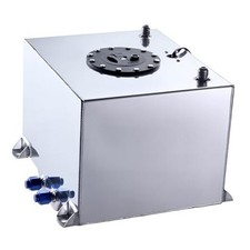 Fuel Cell Tank Aluminum with Level Sender Street Drift 8 Gallon Silver