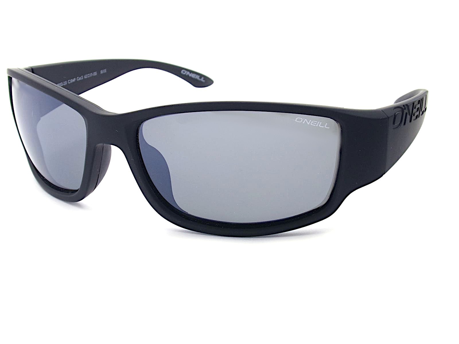 O'Neill Polarized Sunglasses 9052 2.0 Matte Black w/ Silver Mirror Lenses 104P