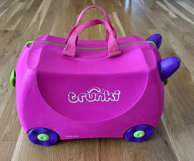 Trunki Ride-on Suitcase Kids Fun Cabin Luggage Pink
