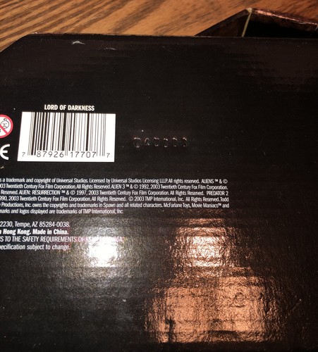 McFarlane Movie Maniacs Legend Lord of Darkness Special Edition Figur BOXENDEN! - Bild 7 von 10