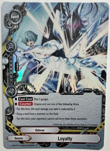 Future Card Buddyfight Loyalty S-BT01A-UB03/0028EN R FOIL - Picture 1 of 2