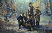 Wwii Sowjetische Partisanen (4 Figuren) 1:35 Plastik-Modellbausatz Icm