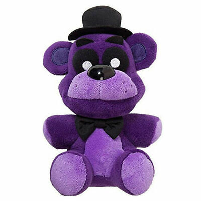 2PCS FNAF Five Nights at Freddy's PURPLE Shadow + GOLD Bear Plush Plushie  Toy