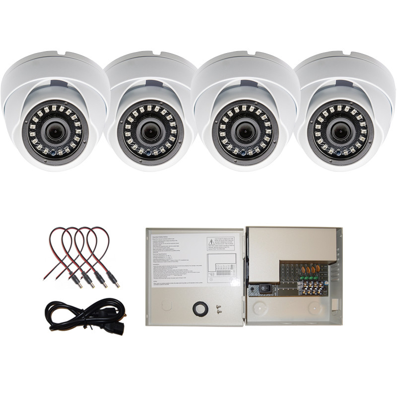 Evertech 4x Outdoor DayNight Security Camera with 12V DC 4 P
