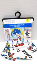 Boys ClimateRight by Cuddl Duds Sonic Thermal Underwear Set sz M 8-10