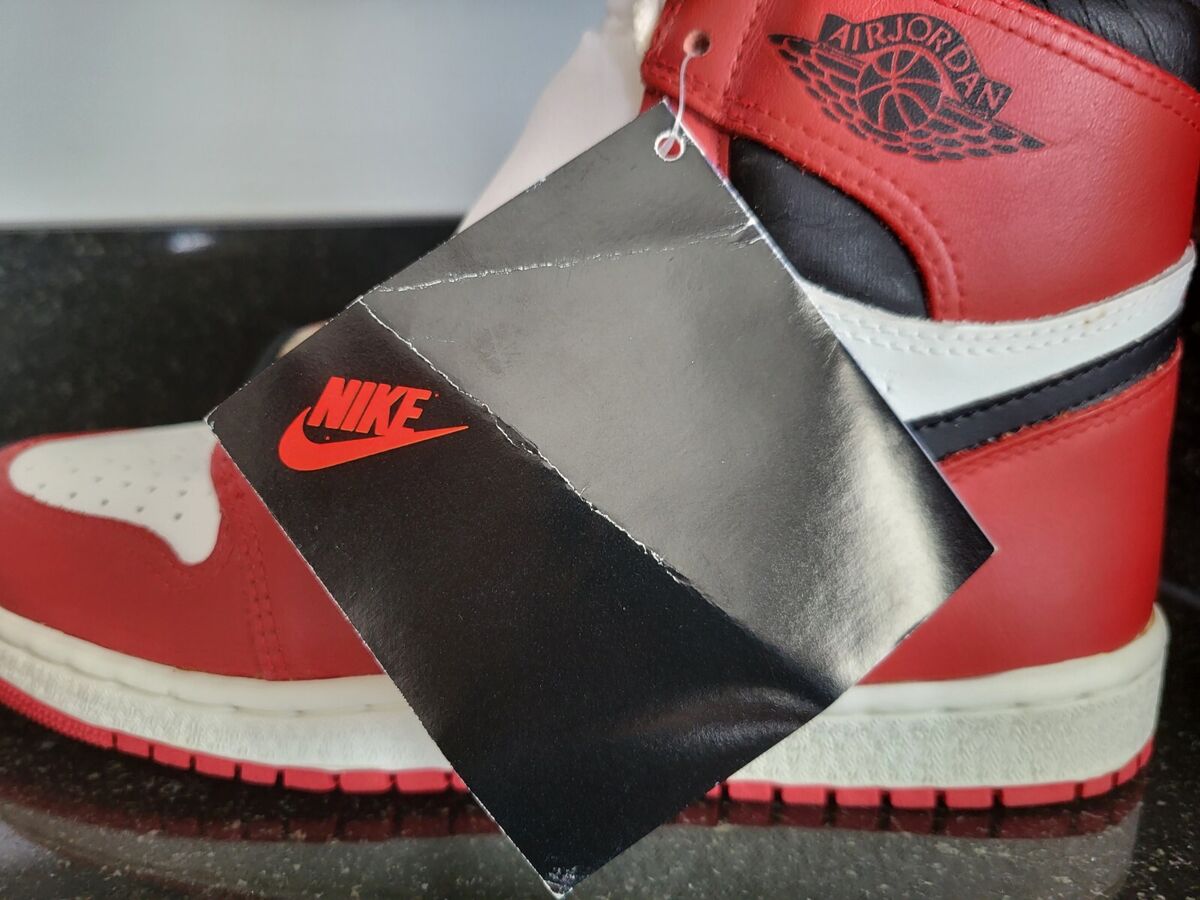 Deadstock 1985 Nike Air Jordan 1 Chicago Never Worn, Tried Deadstock 1985 Nike Air Jordan 1 Chicago Never Worn, Tried