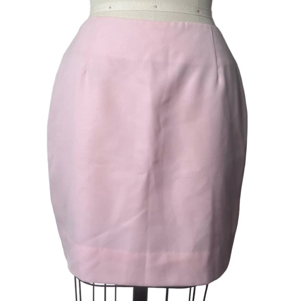 KORS Michael Kors Light Pink Wool Mini Skirt Size 8