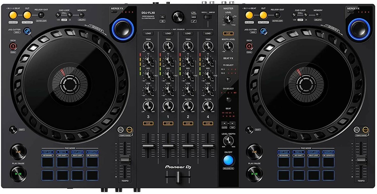 Pioneer DDJ-FLX6-GT 4 Channel Double Deck Controller - Black | eBay