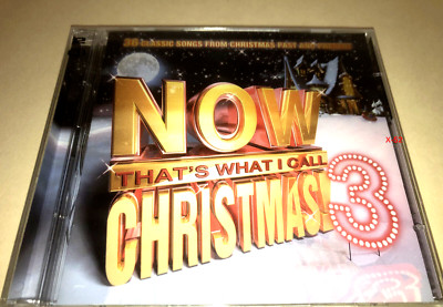 Now Christmas 3 CD 36 hits Mariah Rihanna Jackson 5 Beach Boys Chipmunks Sinatra