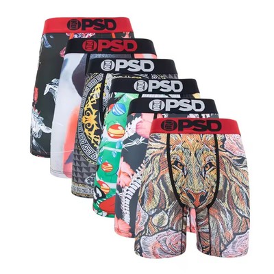 6-Piece PSD Underwear Briefs Set   14 Style Options, Comfortable Men s Boxers
