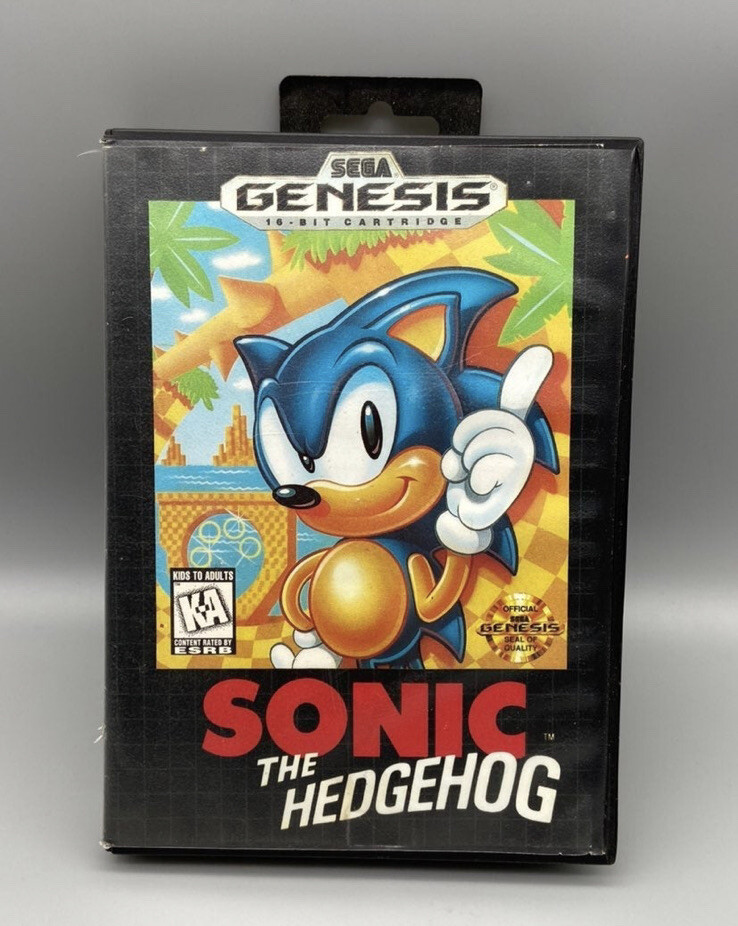 Sonic The Hedgehog Barcode Variant Sega Genesis 10086010091| eBay