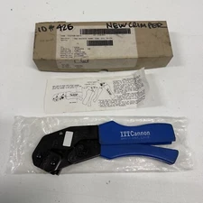 ITT Cannon Tri Rachtd Hand Crimp Tool 112108-0014