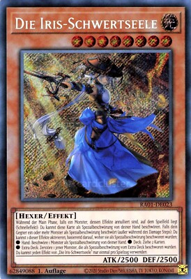 Yu Gi Oh! Die Iris-Schwertseele RA01-DE023 Ultra Rare
