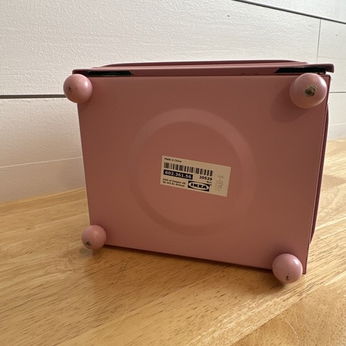 Ikea Vintage Gottgera Pink Lantern Candle Holder Decor Rare Metal Glass - Picture 7 of 12